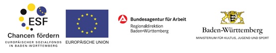 Partner. ESF, Europ?ische Union, Bundesagentur f?r Arbeit, Land Baden-W?rttemberg