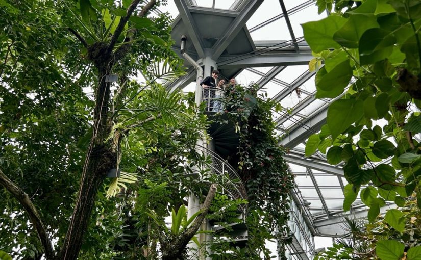 Die 8a im Botanischen Garten Tübingen